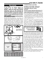 Preview for 7 page of Trane DHMB060BCV3VB Installer'S Manual