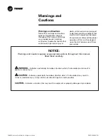 Preview for 2 page of Trane Duplex Water-Cooled Hermetic CenTraVac Installation Manual