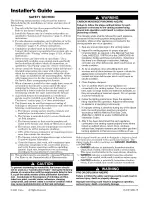 Preview for 2 page of Trane DX2B060A9362A Installer'S Manual