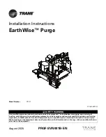 Preview for 1 page of Trane EarthWise Purge Installation Instructions Manual