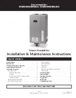 Preview for 1 page of Trane EHUMD800ASM00BA Installation & Maintenance Instructions Manual