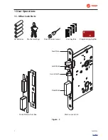 Предварительный просмотр 7 страницы Trane ELECTRONIC MORTISE LOCK Owner'S Manual