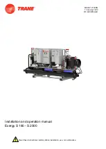 Preview for 1 page of Trane Exergy S 1000 Installation And Operation Manual