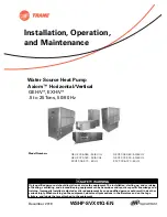 Trane EXHF 006-070 Installation, Operation And Maintenance Manual preview