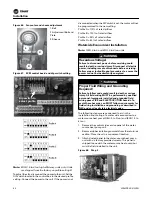 Preview for 62 page of Trane EXHF 006-070 Installation, Operation And Maintenance Manual