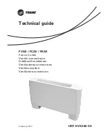 Предварительный просмотр 1 страницы Trane FCAE Technical Manual