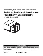 Trane Foundation EAC180AD Installation, Operation And Maintenance Manual предпросмотр