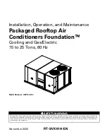 Предварительный просмотр 1 страницы Trane Foundation GBC180 Installation, Operation And Maintenance Manual