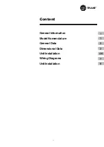 Preview for 4 page of Trane FWDP 008 Installation Operation & Maintenance