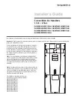 Trane GAM5 Series Installer'S Manual preview