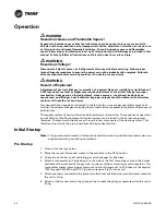 Preview for 26 page of Trane Gas Heat Sections
for Performance Climate Changer Air Handlers Installation, Operation And Maintenance Manual