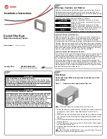 Предварительный просмотр 1 страницы Trane GEH/V Series Installation Instructions