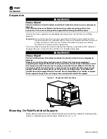 Предварительный просмотр 12 страницы Trane GGAA Installation, Operation And Maintenance Manual