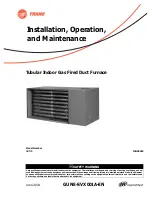 Preview for 1 page of Trane GUNE Installation, Operation And Maintenance Manual