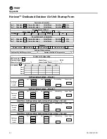 Предварительный просмотр 62 страницы Trane Horizon OABD Installation, Operation And Maintenance Manual