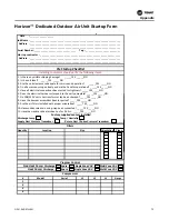 Preview for 73 page of Trane Horizon OAKD Series Installation, Operation And Maintenance Manual