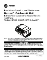 Trane Horizon OAKD Installation, Operation And Maintenance Manual предпросмотр