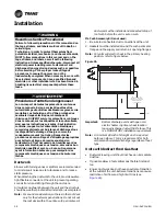 Предварительный просмотр 28 страницы Trane Horizon OAKD Installation, Operation And Maintenance Manual