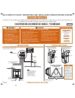 Trane HUMD500A Safety Instructions And Installation Template preview