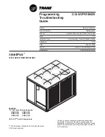 Trane IntelliPak CGAF Series Programming, Troubleshooting Manual предпросмотр