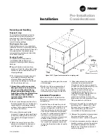 Предварительный просмотр 9 страницы Trane IntelliPak Signature SCRF-020 Installation, Owner, And Diagnostic Manual