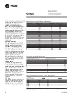 Предварительный просмотр 62 страницы Trane IntelliPak Signature SCRF-020 Installation, Owner, And Diagnostic Manual