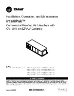 Trane IntelliPak WEHE Series Installation, Operation And Maintenance Manual preview