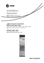 Preview for 1 page of Trane Jupiter JDAC Series Installation Operation & Maintenance