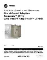 Trane Liquid-Cooled Adaptive Frequency AFDE Installation, Operation And Maintenance Manual preview