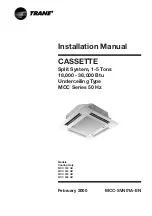 Предварительный просмотр 1 страницы Trane MCC 518 AB Installation Manual