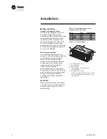 Предварительный просмотр 4 страницы Trane MCD 048 Installation & Operation Manual