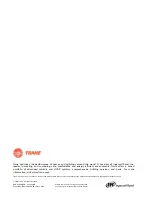 Preview for 36 page of Trane MOD02422 Installation, Operation And Maintenance Manual