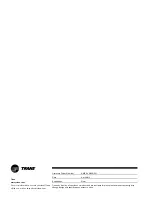 Предварительный просмотр 23 страницы Trane MW(C)W509 Installation & Operation Manual