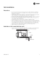 Предварительный просмотр 9 страницы Trane MWC507 Installation & Operation Manual