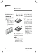 Предварительный просмотр 14 страницы Trane NEW STYLUS MCX Series Owner'S Manual