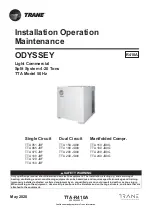 Предварительный просмотр 1 страницы Trane ODYSSEY TTA 051 JDF Installation Operation & Maintenance