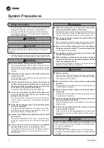 Предварительный просмотр 4 страницы Trane ODYSSEY TTA 051 JDF Installation Operation & Maintenance