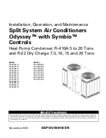 Trane Odyssey TWA0604DA Installation, Operation And Maintenance Manual предпросмотр