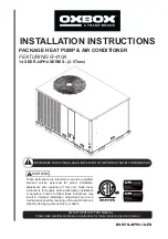 Trane OXBOX J4PH4 Series Installation Instructions Manual предпросмотр