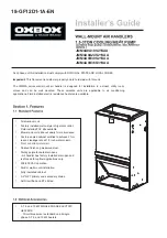 Trane OXBOX JMM4A0A18S21SAA Installer'S Manual preview