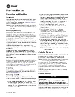 Preview for 9 page of Trane Performance Climate Changer PSCA Installation, Operation And Maintenance Manual