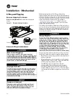 Preview for 14 page of Trane Performance Climate Changer PSCA Installation, Operation And Maintenance Manual