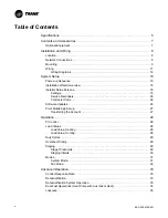 Preview for 4 page of Trane Pivot BAYSTAT814 Series Installation, Operation And Maintenance Manual