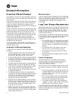 Preview for 8 page of Trane PolyTherm ARTC-SVX005A-EN Installation, Operation And Maintenance Manual