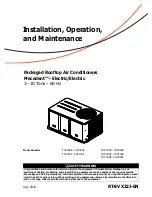 Предварительный просмотр 1 страницы Trane Precedent THC036E Installation And Maintenance Manual