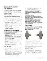 Предварительный просмотр 8 страницы Trane Precedent THJ072 Installation, Operation And Maintenance Manual