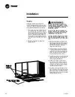 Предварительный просмотр 16 страницы Trane Precedent TSC060 Installation Operation & Maintenance