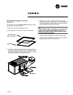 Предварительный просмотр 19 страницы Trane Precedent TSC060 Installation Operation & Maintenance