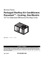 Trane Precedent TSC090H Service Facts предпросмотр