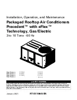 Предварительный просмотр 1 страницы Trane Precedent YZC036E Installation, Operation And Maintenance Manual